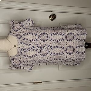 Cabi 3074 Stevie Flutter Sleeve Top Size S